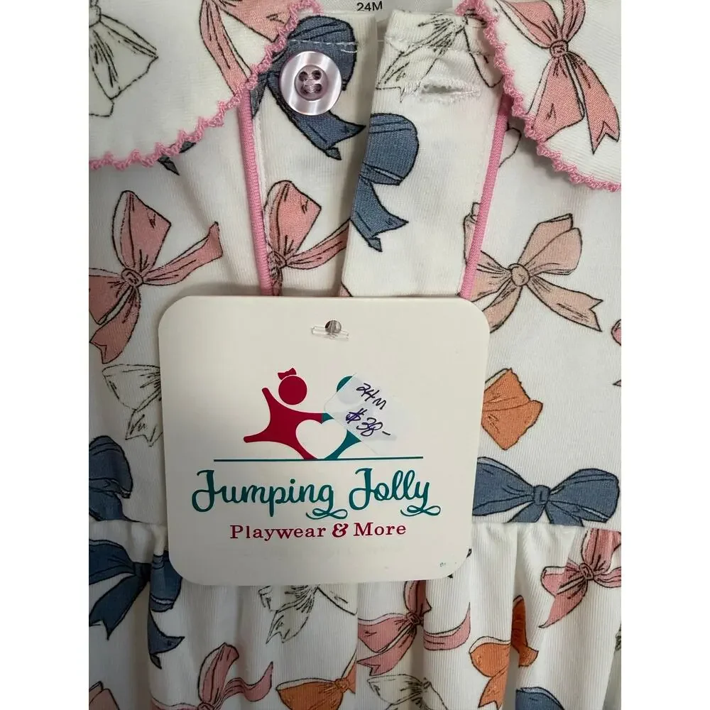 Jumping Jolly Bow Jumper NWT size 24mo